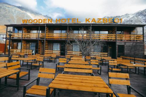 Gallery image of Wooden Hotel Kazbegi in Stepantsminda