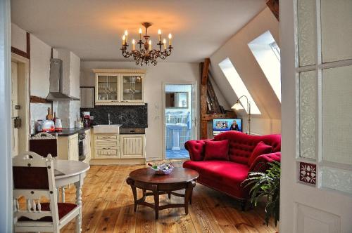 Η κουζίνα ή μικρή κουζίνα στο Spree Chalet - adults only