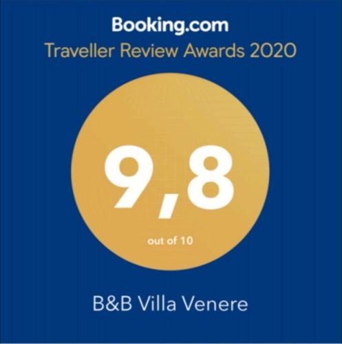 a yellow circle with the number on it at B&B Villa Venere in Taranto