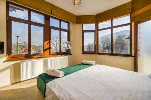 Postel nebo postele na pokoji v ubytování Casa Moritz