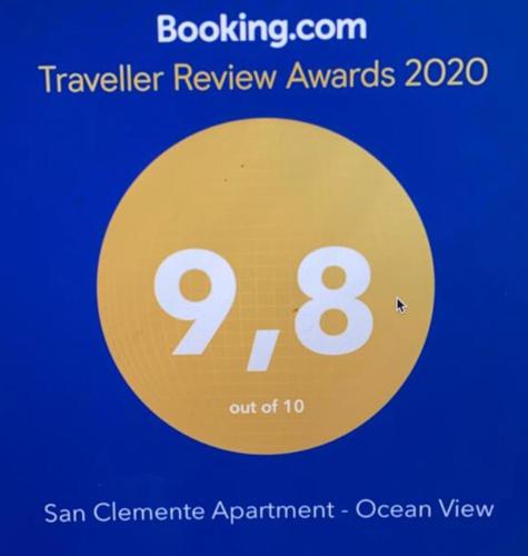 Certifikát, hodnocení, plakát nebo jiný dokument vystavený v ubytování San Clemente Ocean View