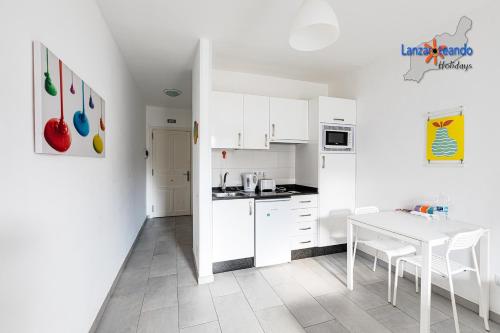 Kuchyň nebo kuchyňský kout v ubytování Vivienda Vacacional Buby
