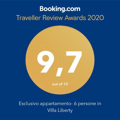 a yellow circle with the number seventy seven on it at Esclusivo appartamento- 6 persone in Villa Liberty in Venice-Lido