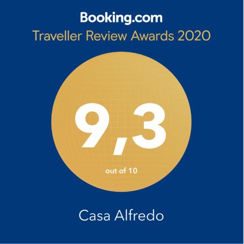 Certifikát, hodnocení, plakát nebo jiný dokument vystavený v ubytování Casa Alfredo