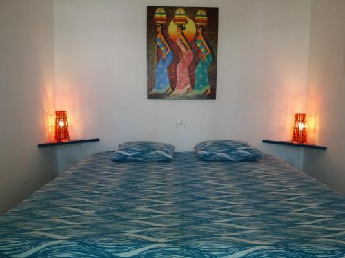 Katil atau katil-katil dalam bilik di Mi Casa Es Tu Casa En Tenerife