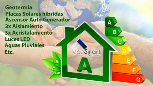 een hand met een diagram van een huis bij ecoSmart Living in Granada
