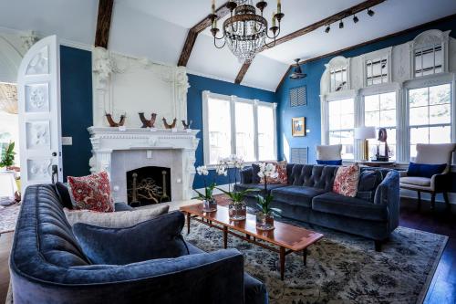 Χώρος καθιστικού στο The Kenwood Gables Boutique B&B
