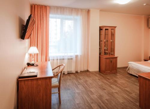 TV a/nebo společenská místnost v ubytování Hotel Ankor