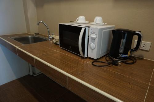 Una cocina o zona de cocina en Kohchang Privilege