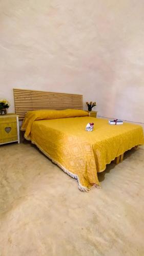 Katil atau katil-katil dalam bilik di Trullo Contrada Specchi