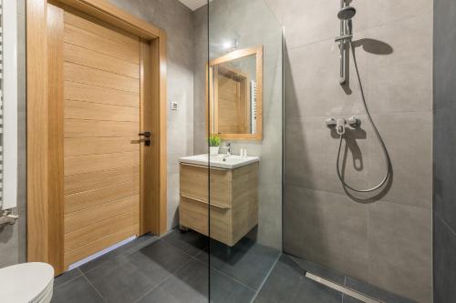 Ένα μπάνιο στο Chłabówka Apartments