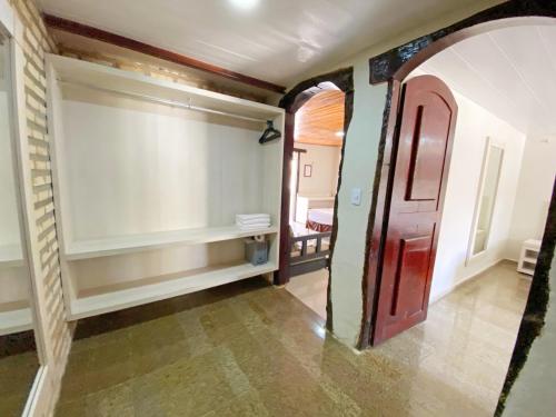 Cama o camas de una habitación en Hotel Parque das Fontes