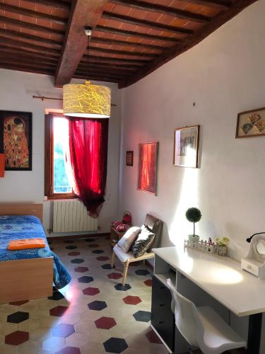 Ένα ή περισσότερα κρεβάτια σε δωμάτιο στο Casa Emilio