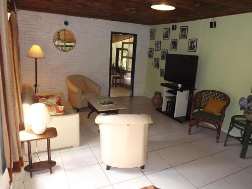 Ruang duduk di Hotel Vivenda Penedo