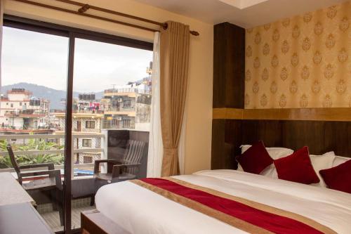 Postel nebo postele na pokoji v ubytování Hotel Silverline