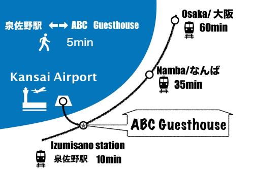 泉佐野市にあるABC Guest House 1F 泉佐野五分のギャラリーの写真