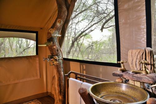 Et badeværelse på Rhino Walking Safaris