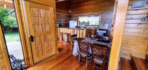 Dapur atau dapur kecil di Cabana Chiloe