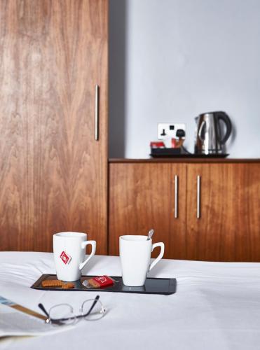 Bournemouth West Cliff Hotel & Spaにあるコーヒーまたはお茶