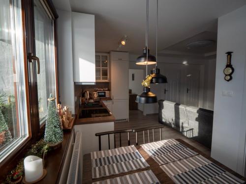 Dapur atau dapur kecil di Apartmán Lopi
