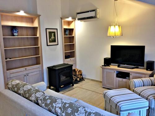 Μια τηλεόραση ή/και κέντρο ψυχαγωγίας στο Apartment MiraMare