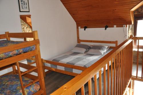 Postel nebo postele na pokoji v ubytování Petite location de vacances en Bretagne sud