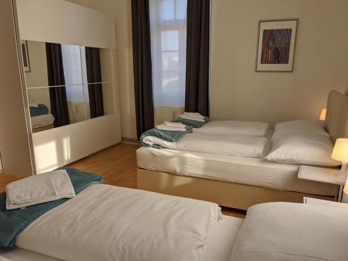 Posteľ alebo postele v izbe v ubytovaní 109 Apartment Bergner 4-8 Pers 68m2
