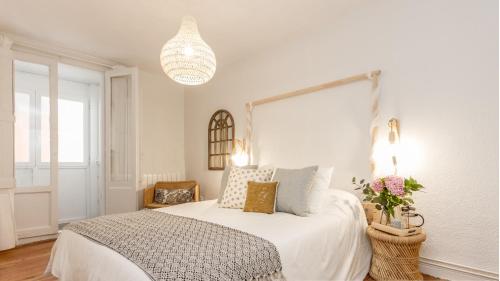 Posteľ alebo postele v izbe v ubytovaní Caldereria apartment