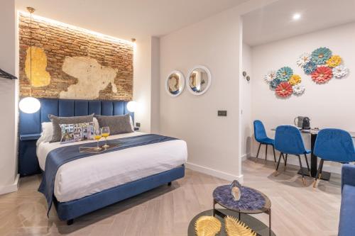 Posteľ alebo postele v izbe v ubytovaní Spa del Palacete
