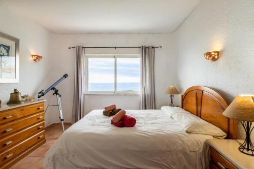 En eller flere senge i et værelse på Apartment Gil