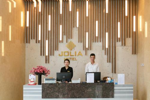Лобби или стойка регистрации в Jolia Hotel Danang Beach