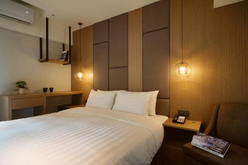 E Hotelにあるベッド