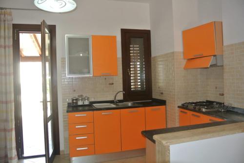 Köök või kööginurk majutusasutuses Villetta a schiera Tety