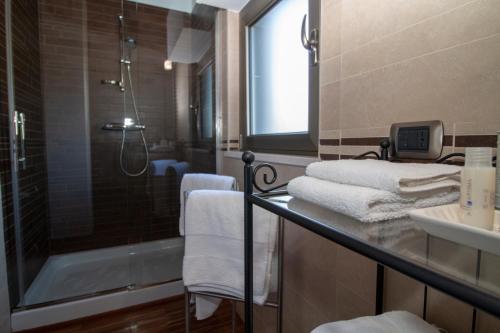 Koupelna v ubytování B&B Valleluna