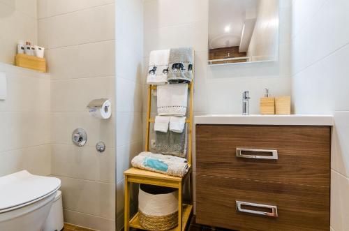 Ένα μπάνιο στο Apartment Moon River