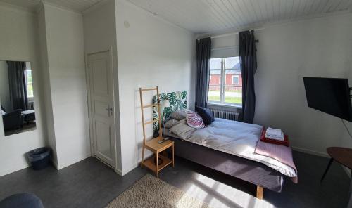 Postel nebo postele na pokoji v ubytování HH&S Gåxsjö