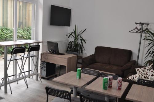 Posezení v ubytování Hostel Tivoli