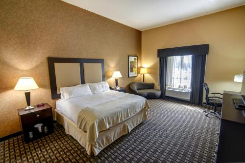 Ένα ή περισσότερα κρεβάτια σε δωμάτιο στο Holiday Inn Arlington Northeast, an IHG Hotel