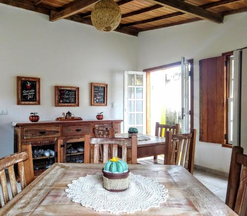 Posezení v ubytování Pousadinha Vila Valentina