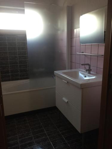 Kylpyhuone majoituspaikassa Vakantiehuis in Vlaamse Ardennen