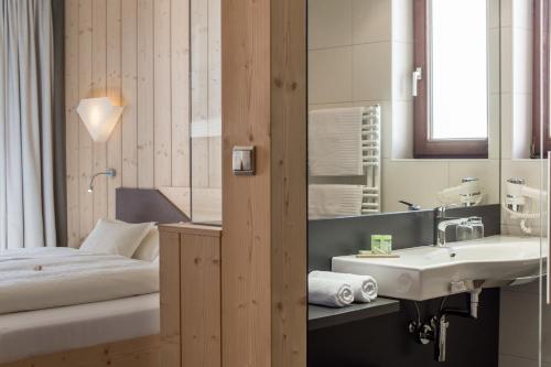 Koupelna v ubytování Hotel Garni Pirchhütt