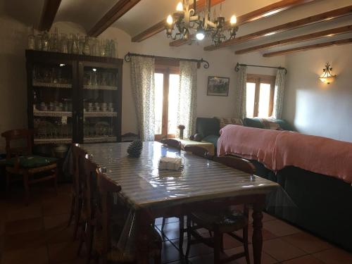 Posezení v ubytování Casa Inés