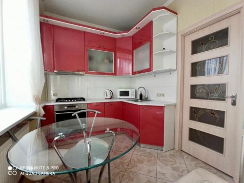 A kitchen or kitchenette at Apartment in the center