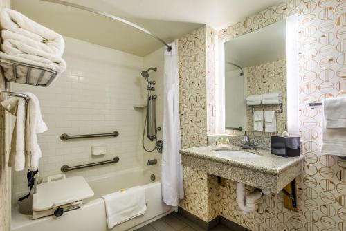 Ett badrum på Holiday Inn - Indianapolis Downtown, an IHG Hotel