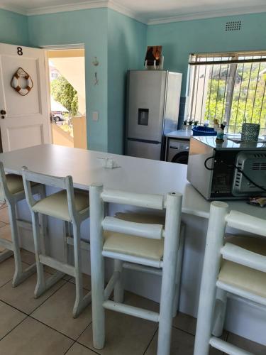 Η κουζίνα ή μικρή κουζίνα στο Sea and Mountain View Apartment