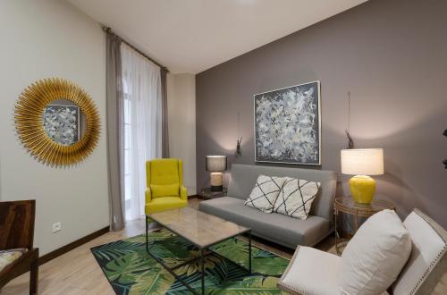 Χώρος καθιστικού στο DE LA GUARDIA SUITE 1