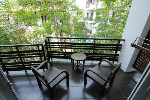 Balkón nebo terasa v ubytování Le Patta Resort & Hotel Chiang Rai