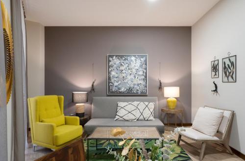 Χώρος καθιστικού στο DE LA GUARDIA SUITE 1