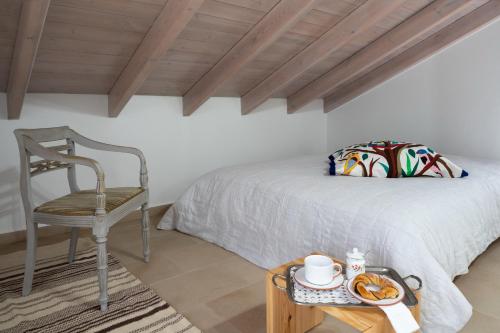 Postel nebo postele na pokoji v ubytování Muse Pigi Crete