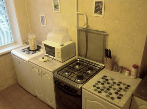 Una cocina o zona de cocina en Apartment on Proviantskaya